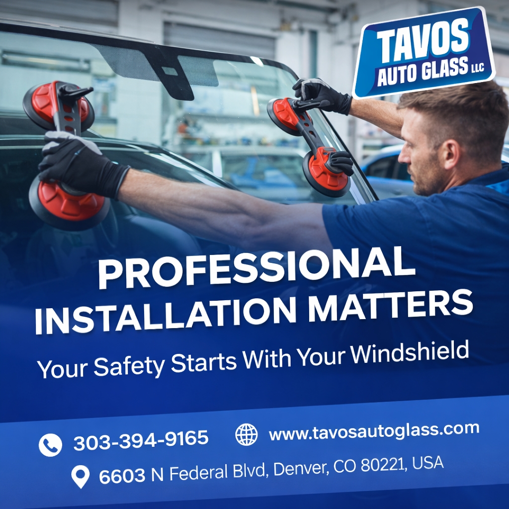 Tavos Auto Glass Windshield Chip Repair service in the Denver area
