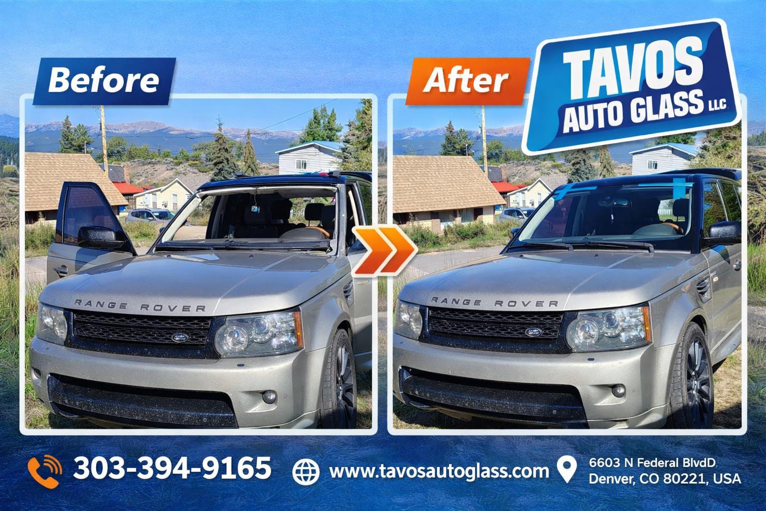 Tavos Auto Glass Windshield & ADAS Calibration service in the Denver area