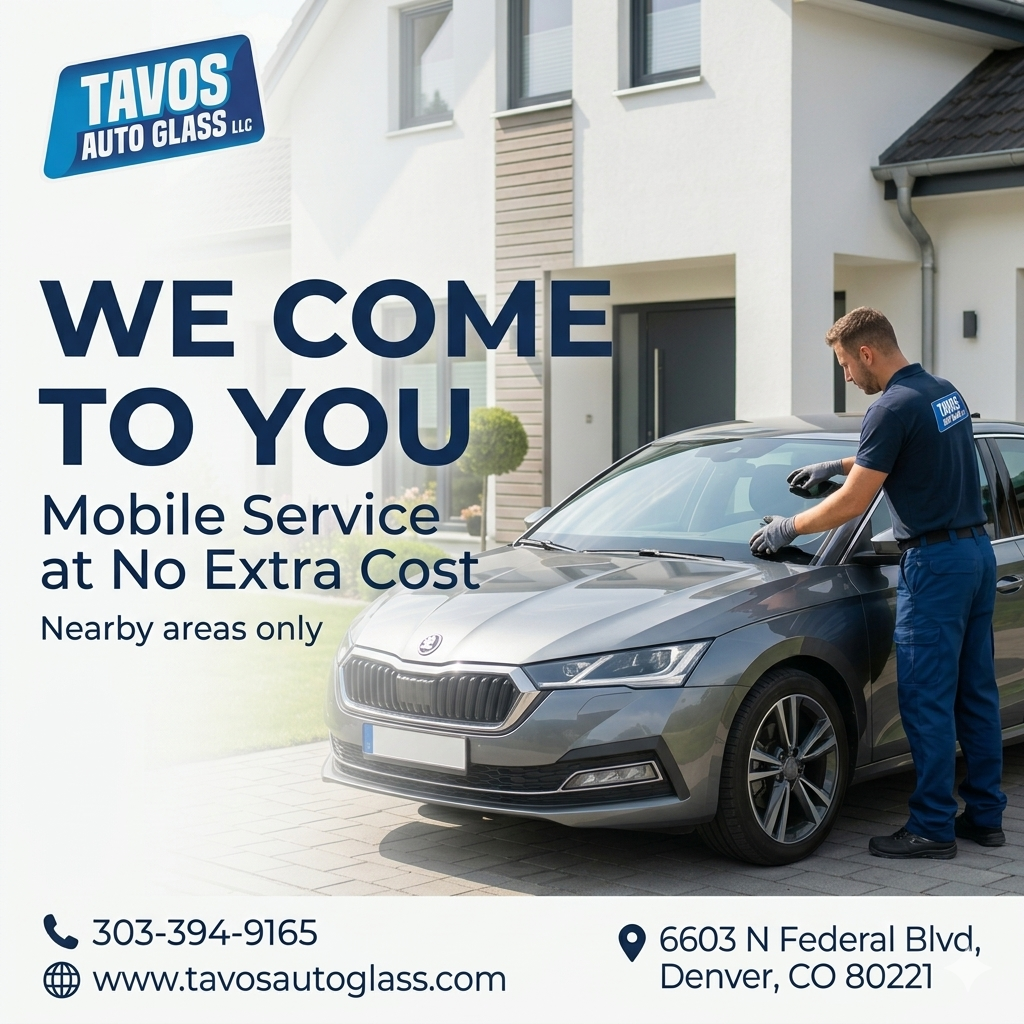 Tavos Auto Glass Mobile Auto Glass Repair service in the Denver area