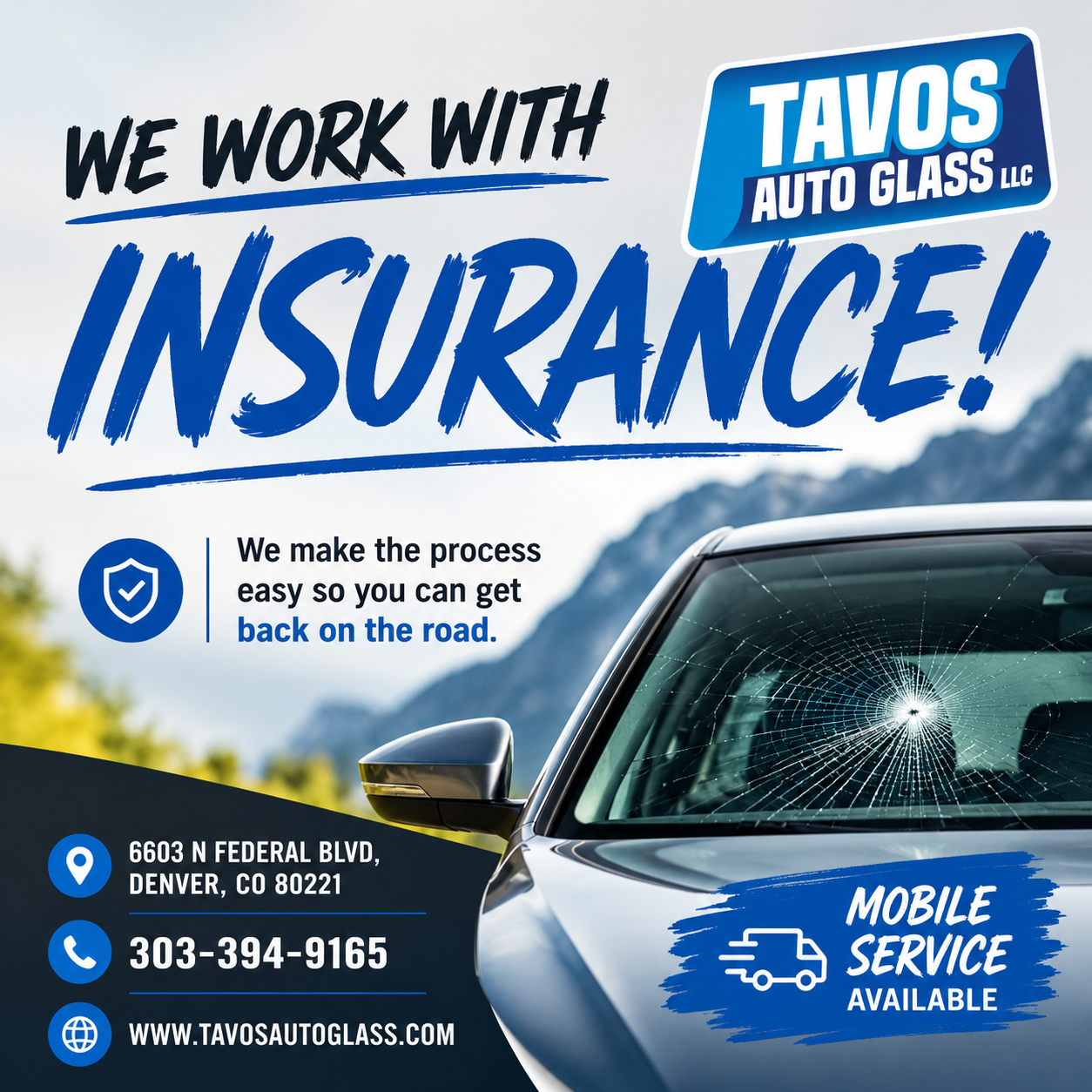 Tavos Auto Glass Windshield & ADAS Calibration in Denver