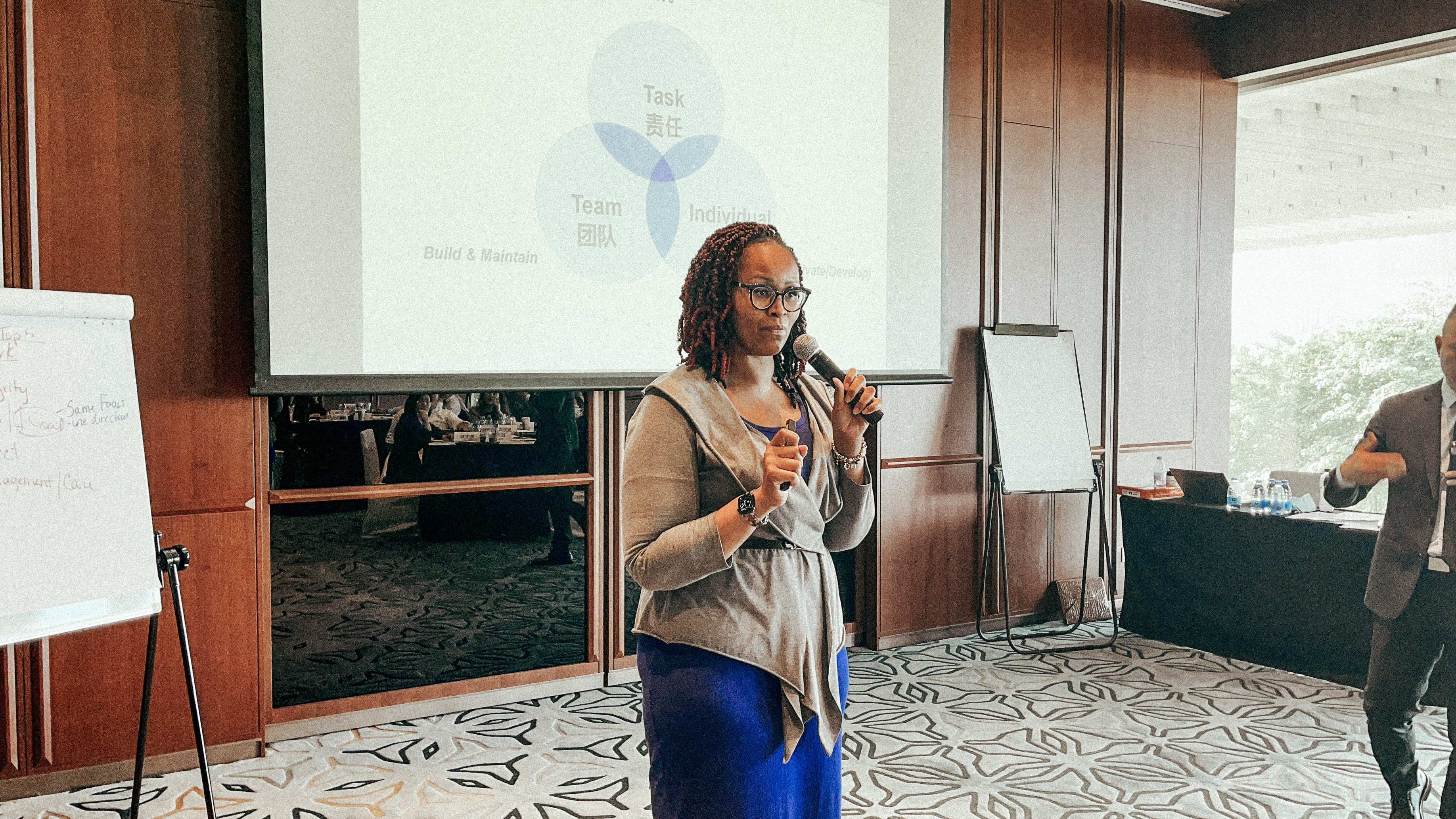 Dr. CK delivering leadership training in Guangzhou, China