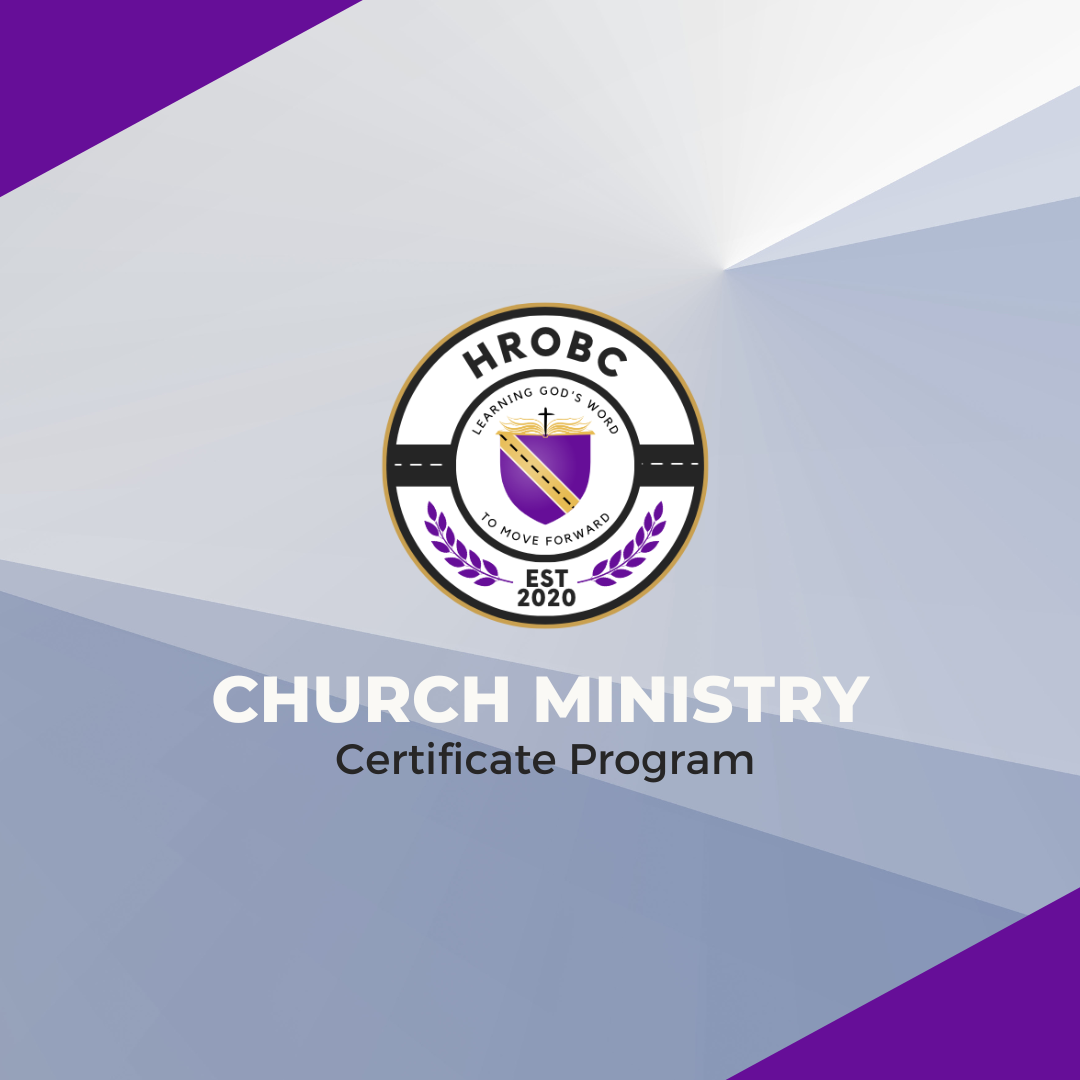 Ministerial Training Certificate