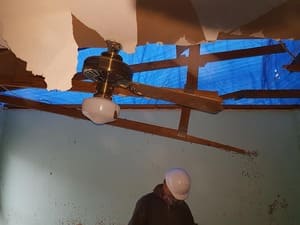 Water damaged restoration in Tampa