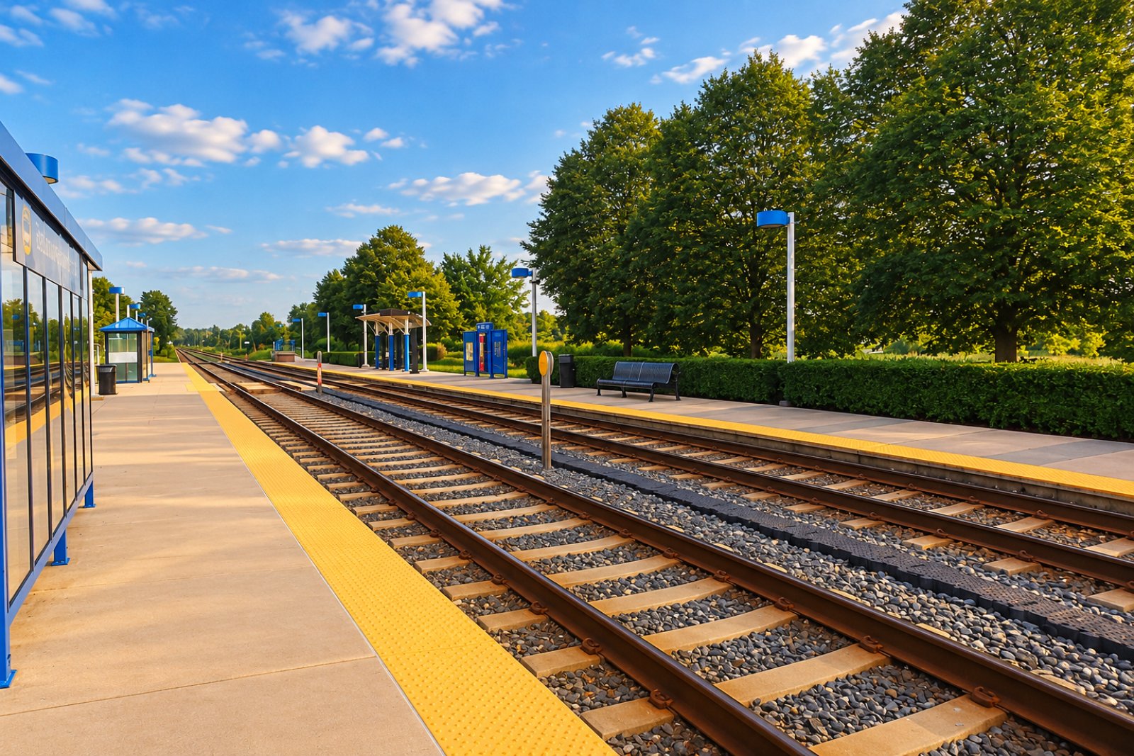 Baltimore Highlands light rail station serving Lansdowne and Baltimore Highlands, Maryland