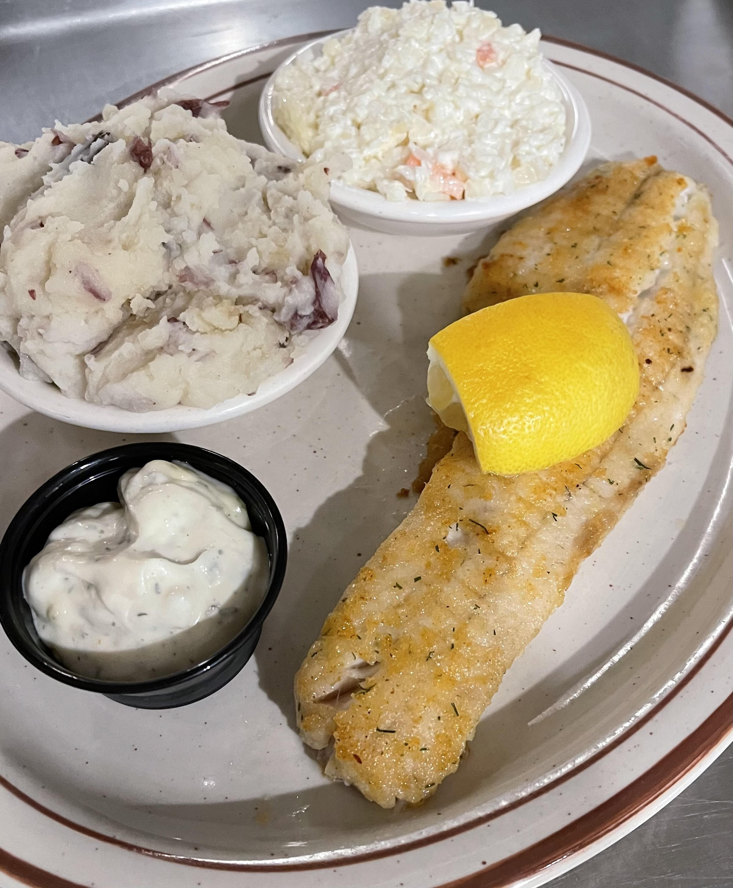 A signature Pine Squirrel entrée 