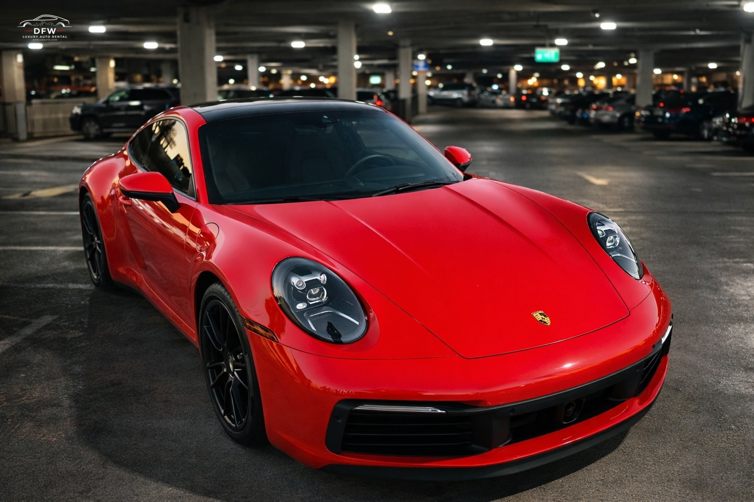 Porsche 911 Carrera Dallas sports car rental