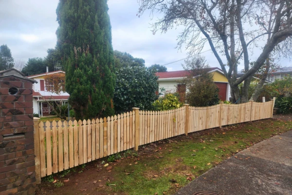 Recent Installation of Picket Fence in Whangarei