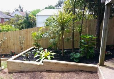 Landscape gardening project in Whangarei