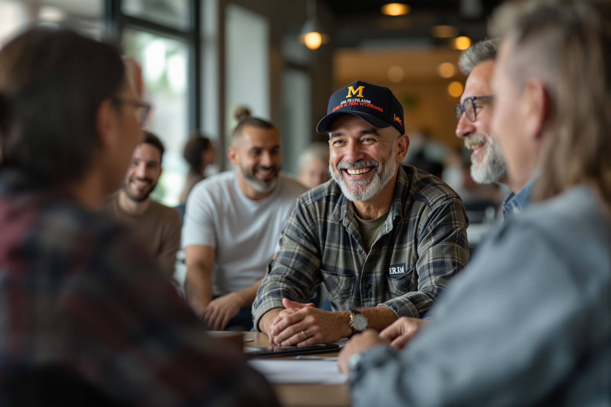 Veterans gathered for peer-based community connection