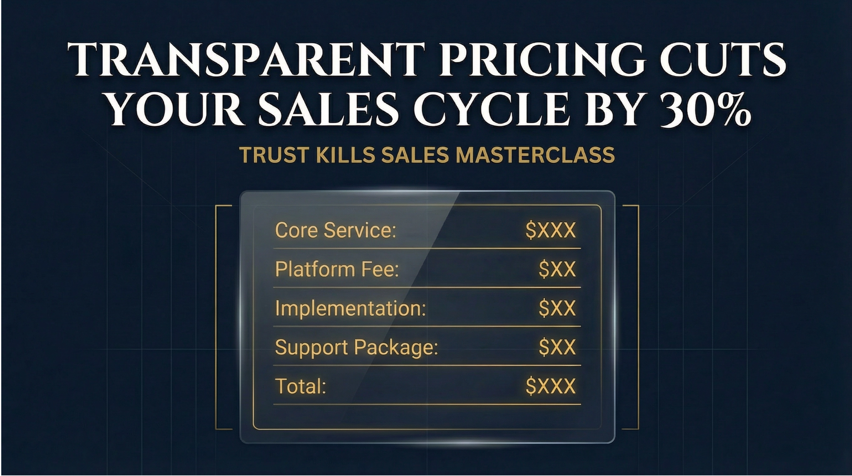 Transparent Pricing