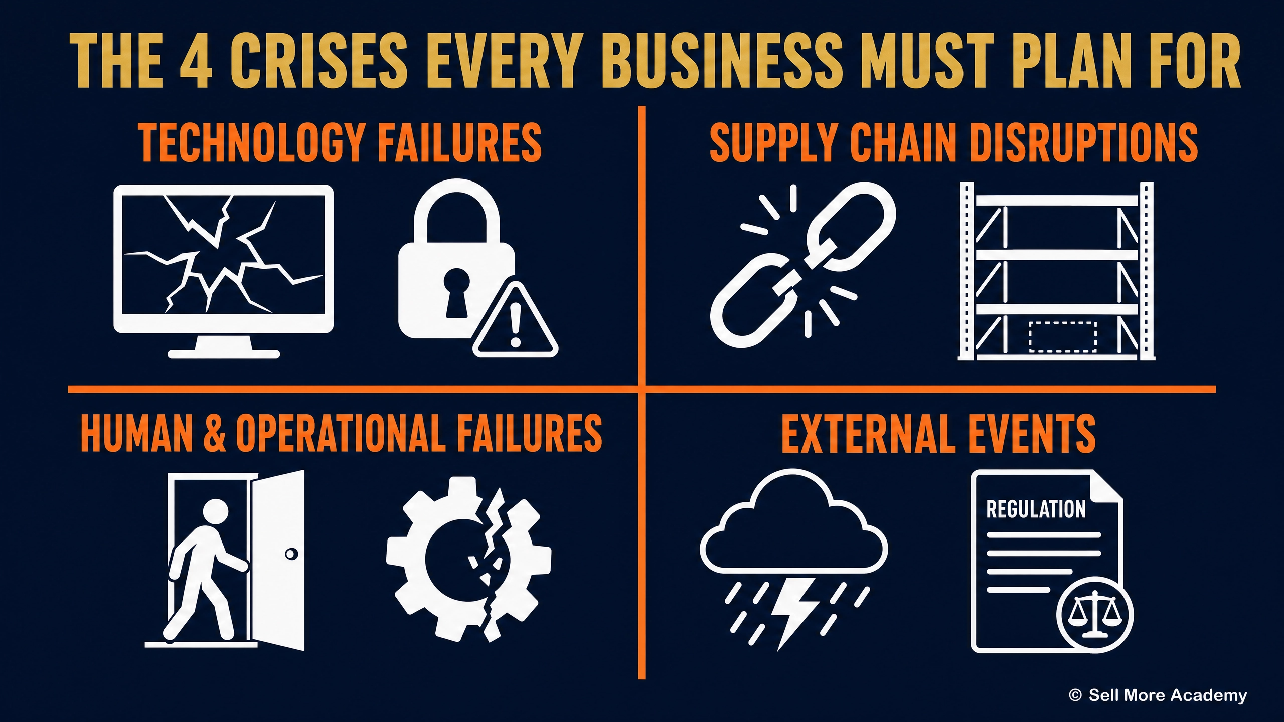 The 4 Crises Every Business Must Plan For The 4 Crises Every Business Must Plan For