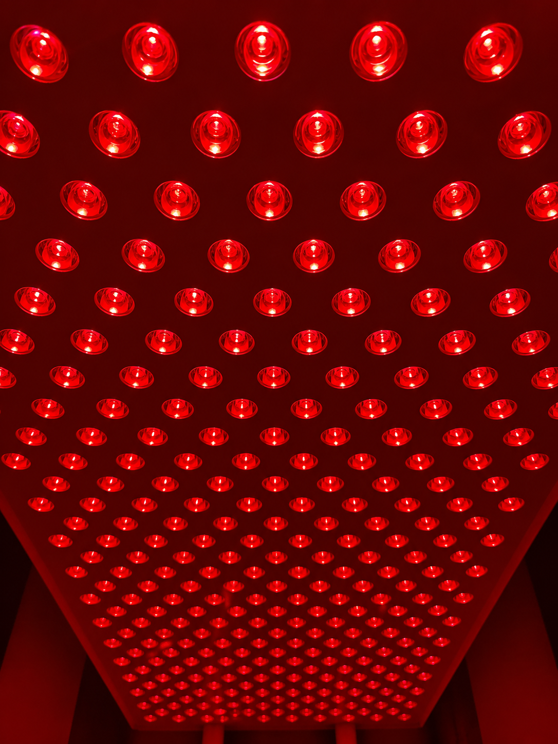 Red light LED close-up