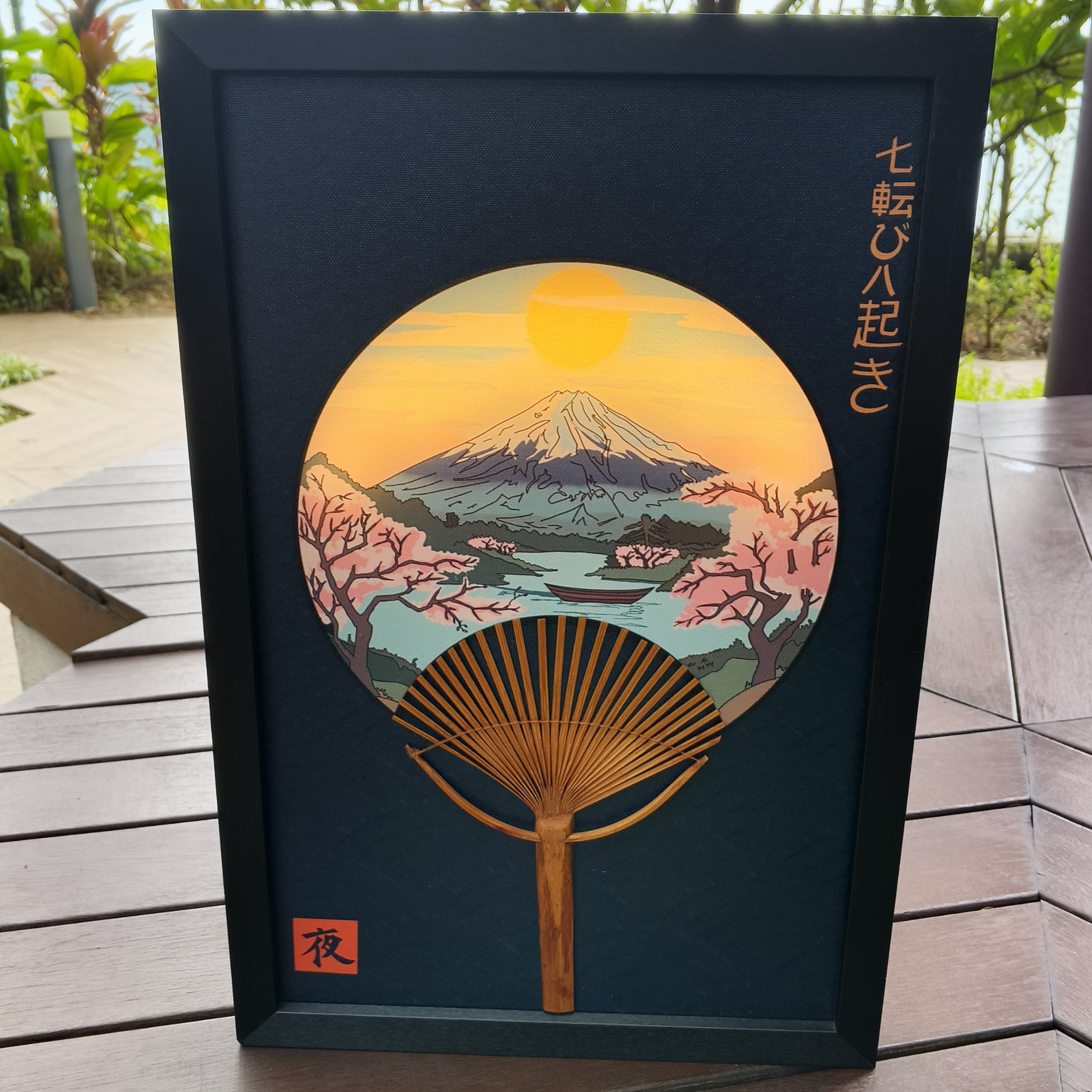 Front lit night signature