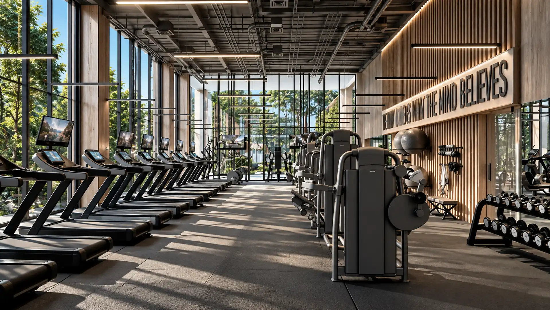 Gimnasio y yoga de GANIA Bosque Real