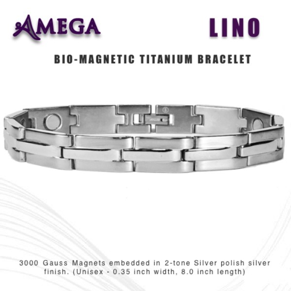 Lino – Bio-magnetic Titanium Bracelet (Unisex)