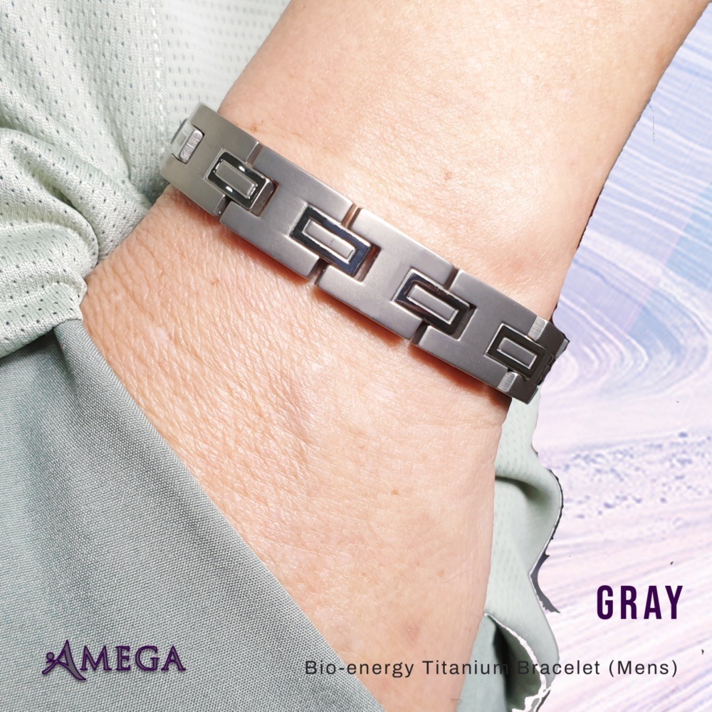 Gray - Men Magnetic Bracelet
