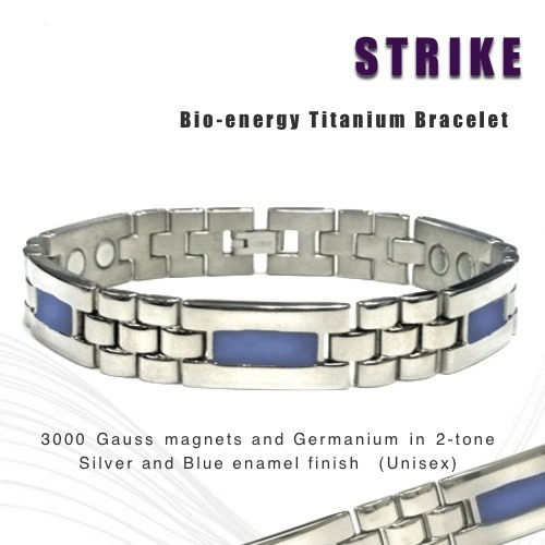 Strike - Bio-Energy Titanium Combi Bracelet (Unisex)