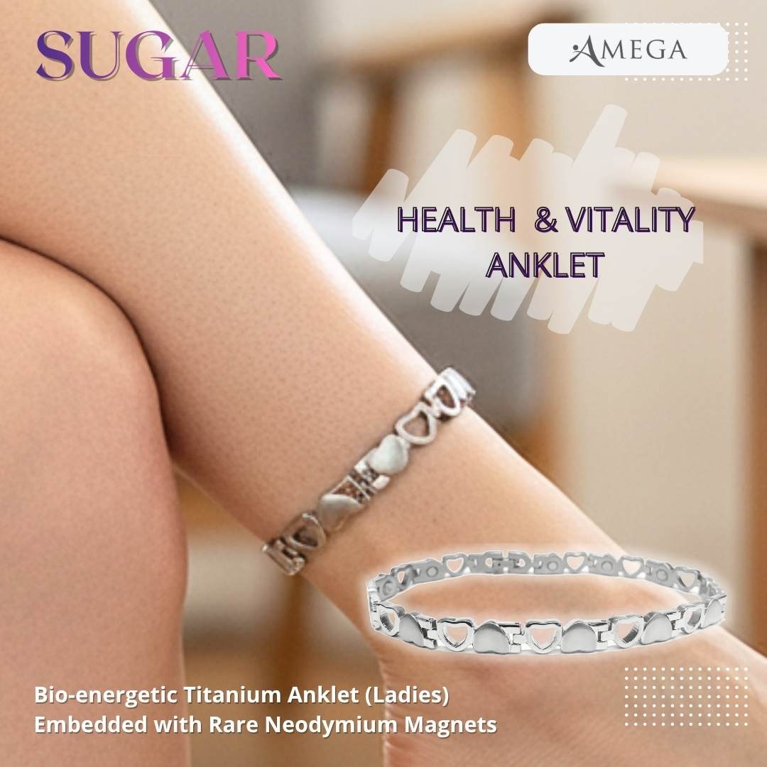 Sugar - Bio-Magnetic Titanium Anklet