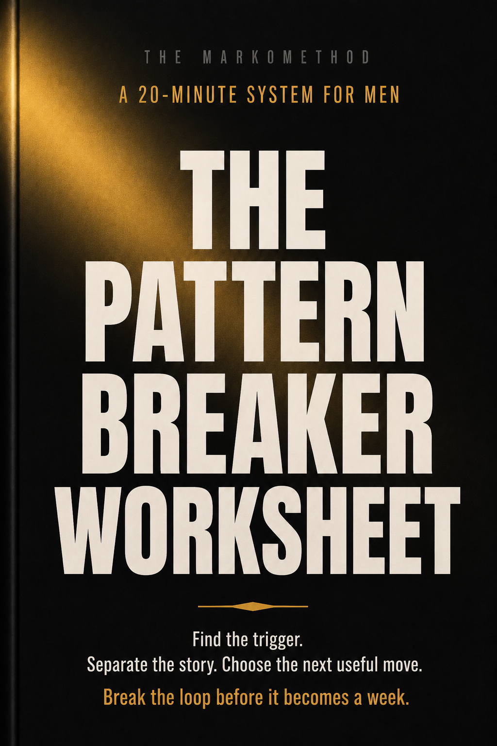The Pattern Breaker Worksheet cover