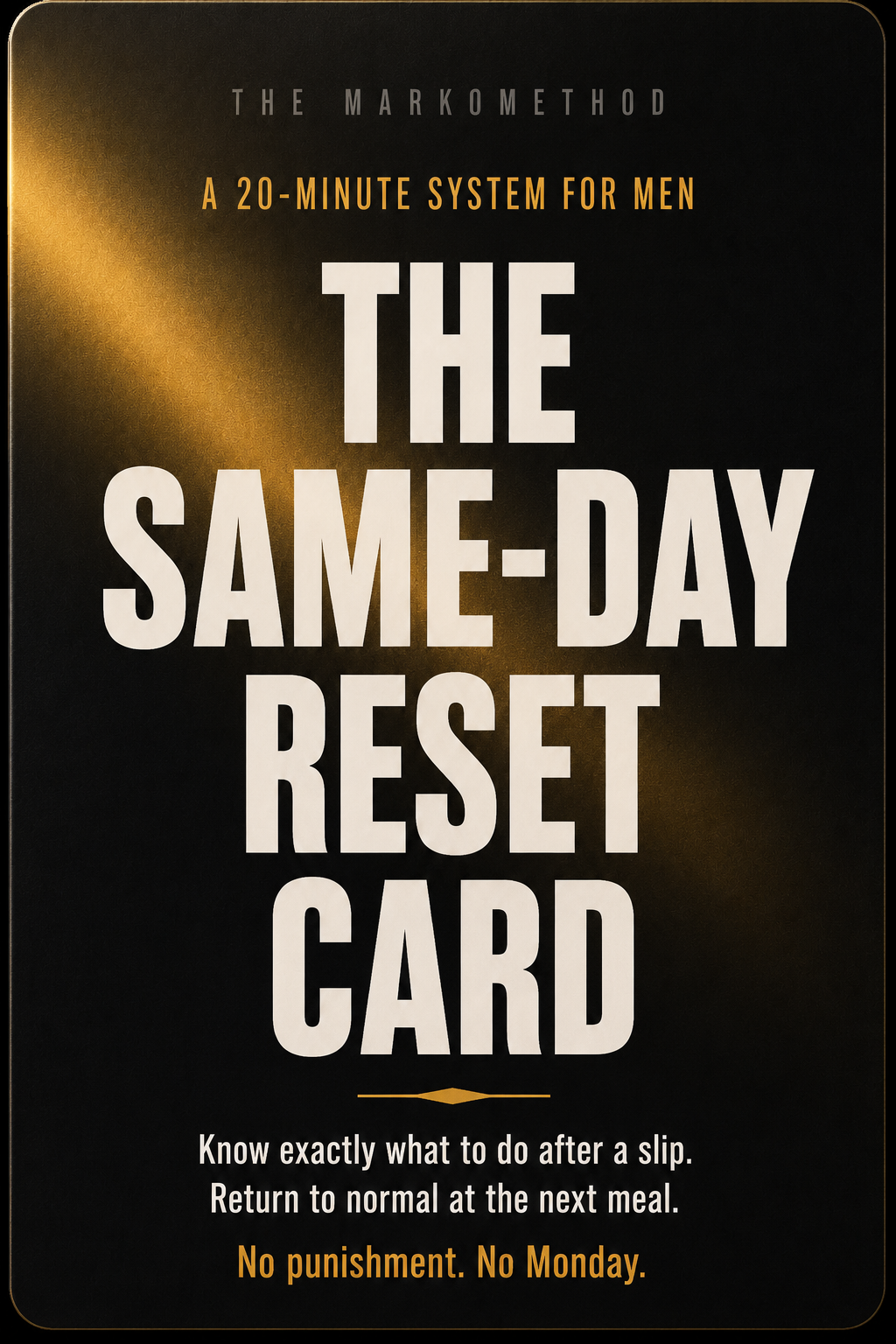 The Same-Day Reset Card cover