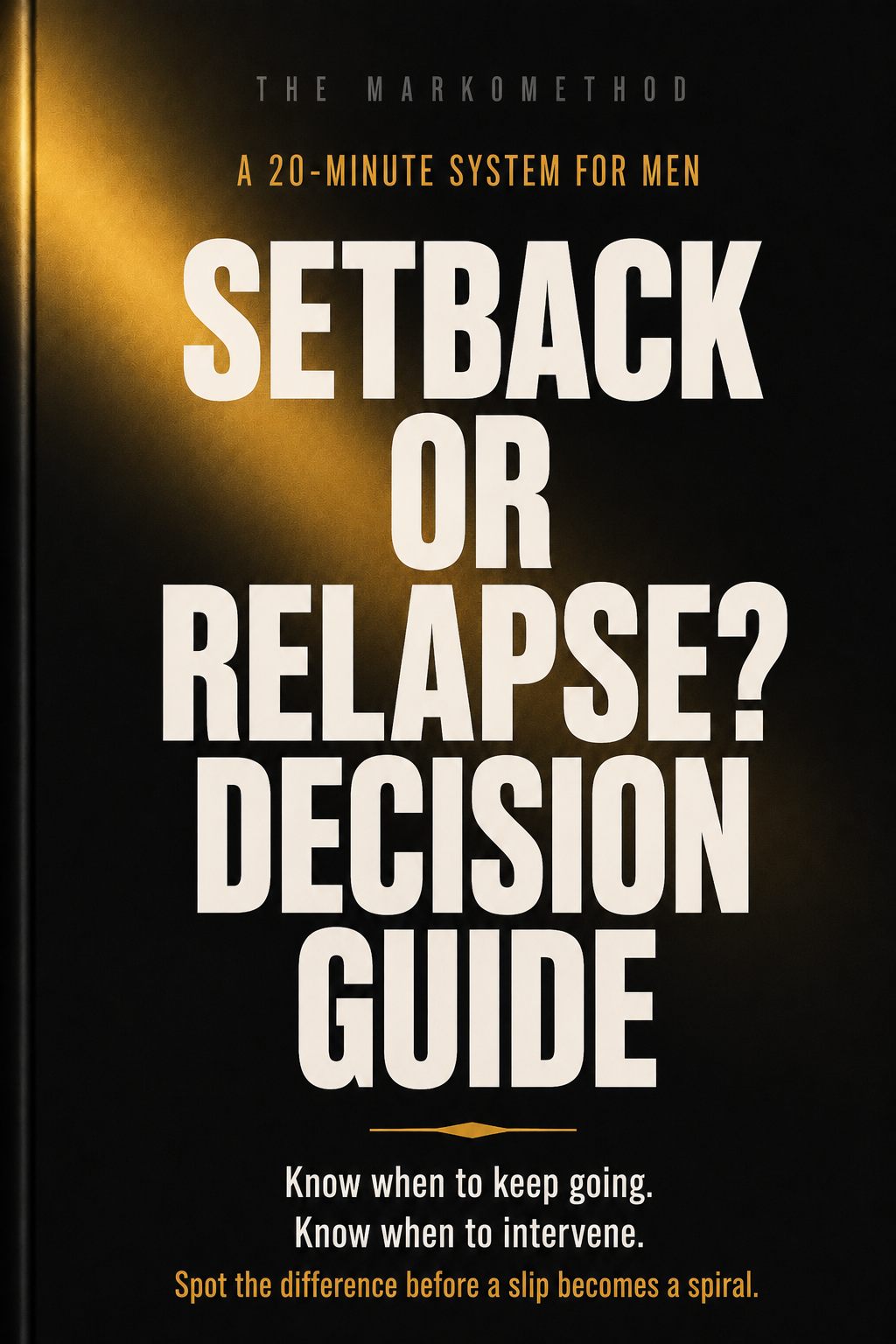Setback or Relapse Decision Guide cover