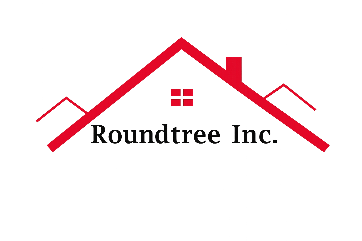 Roundtree Inc. Roofing Logo