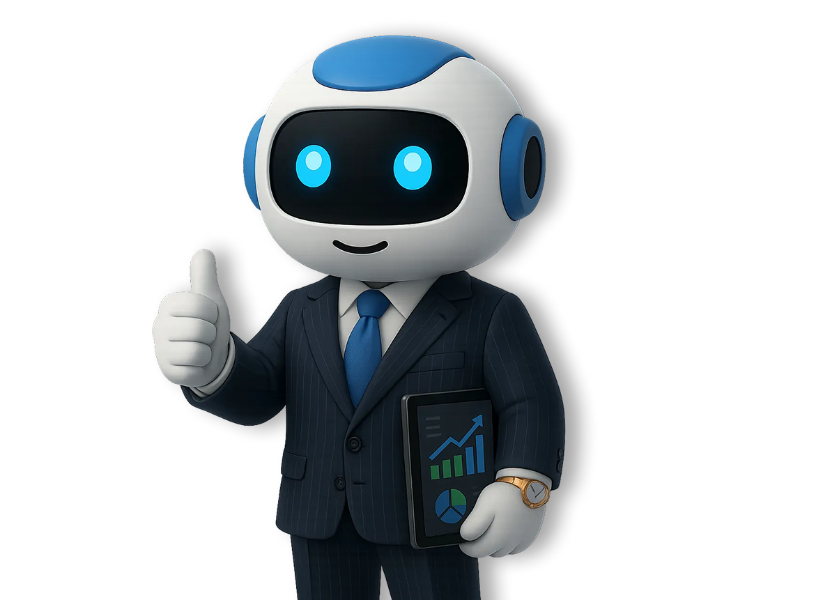 Robobusiness depicting lead generation, custom automation and high converting website design. 