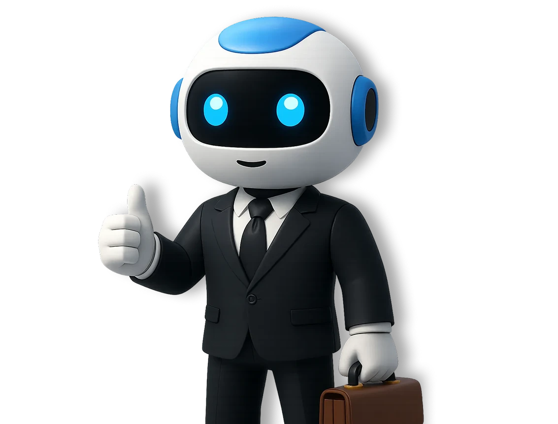 Robolawyer AI legal assistant and AI legal receptionist booking leads. 
