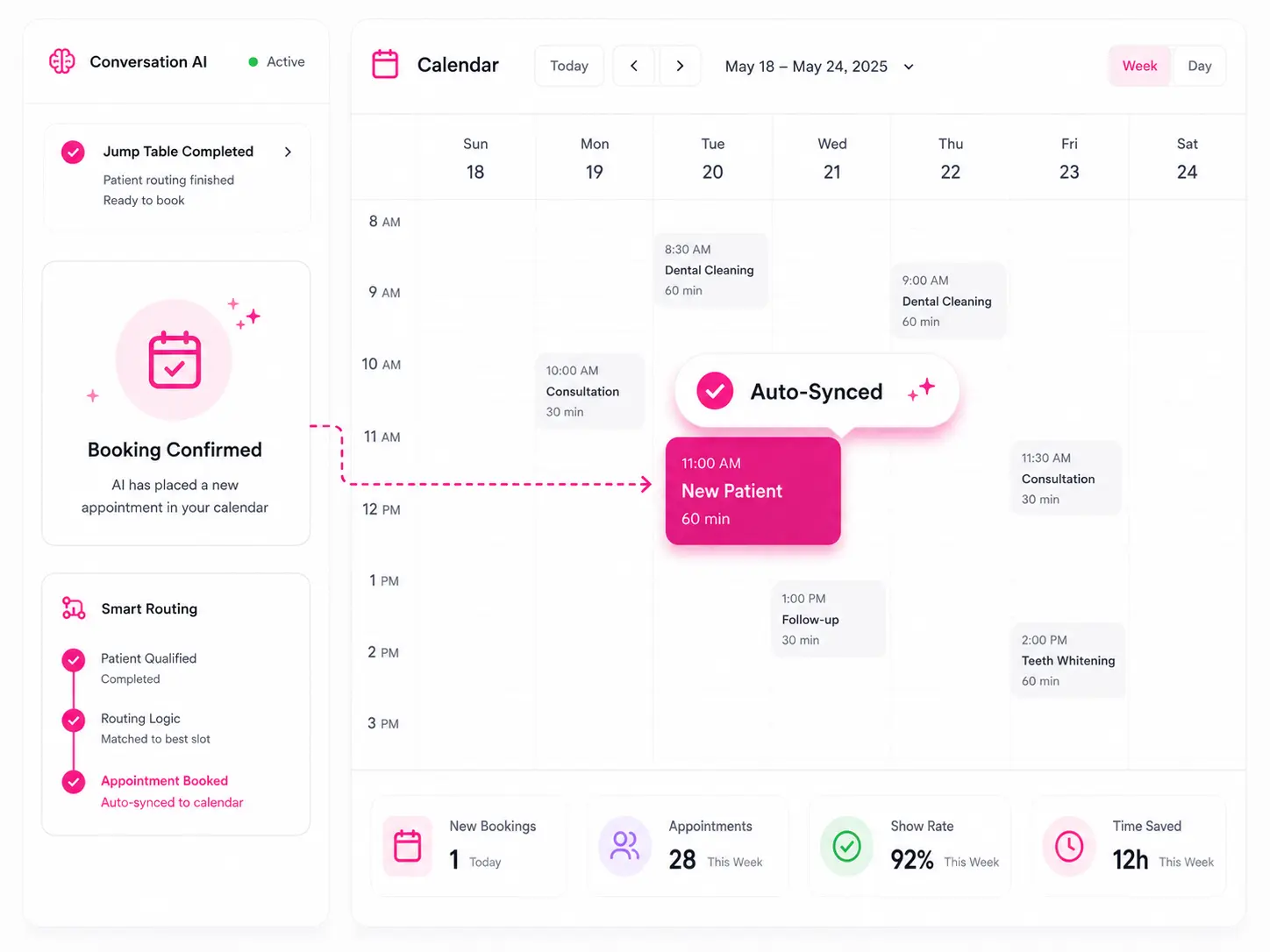 Calendar Interface