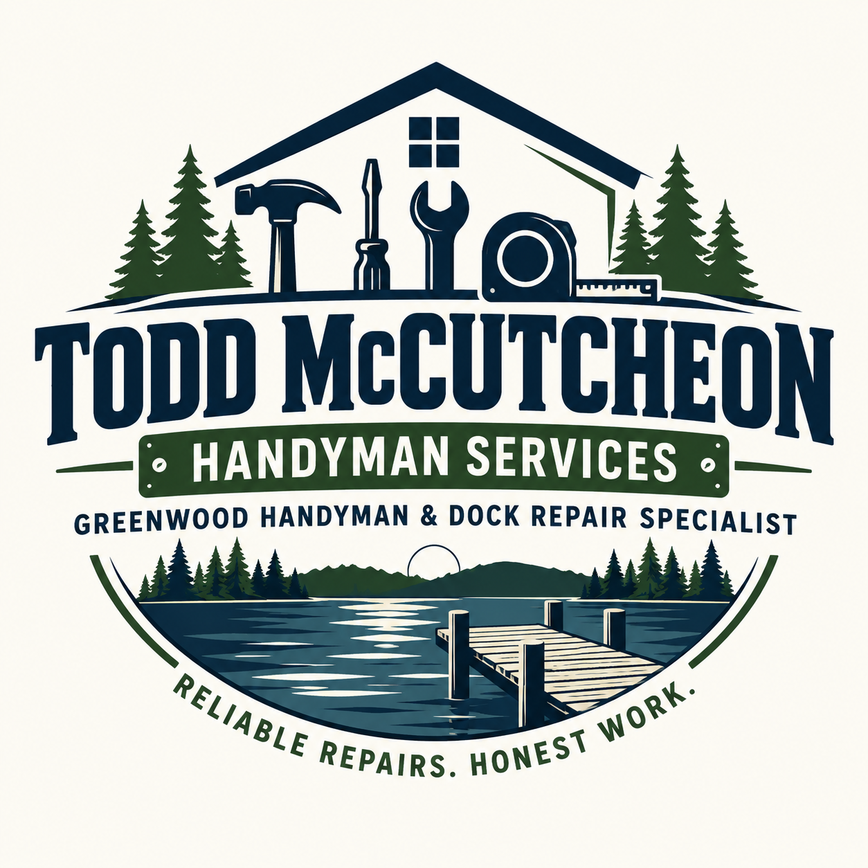 Todd McCutcheon Handyman Services — Greenwood Handyman & Dock Repair Specialist. Reliable repairs. Honest work.