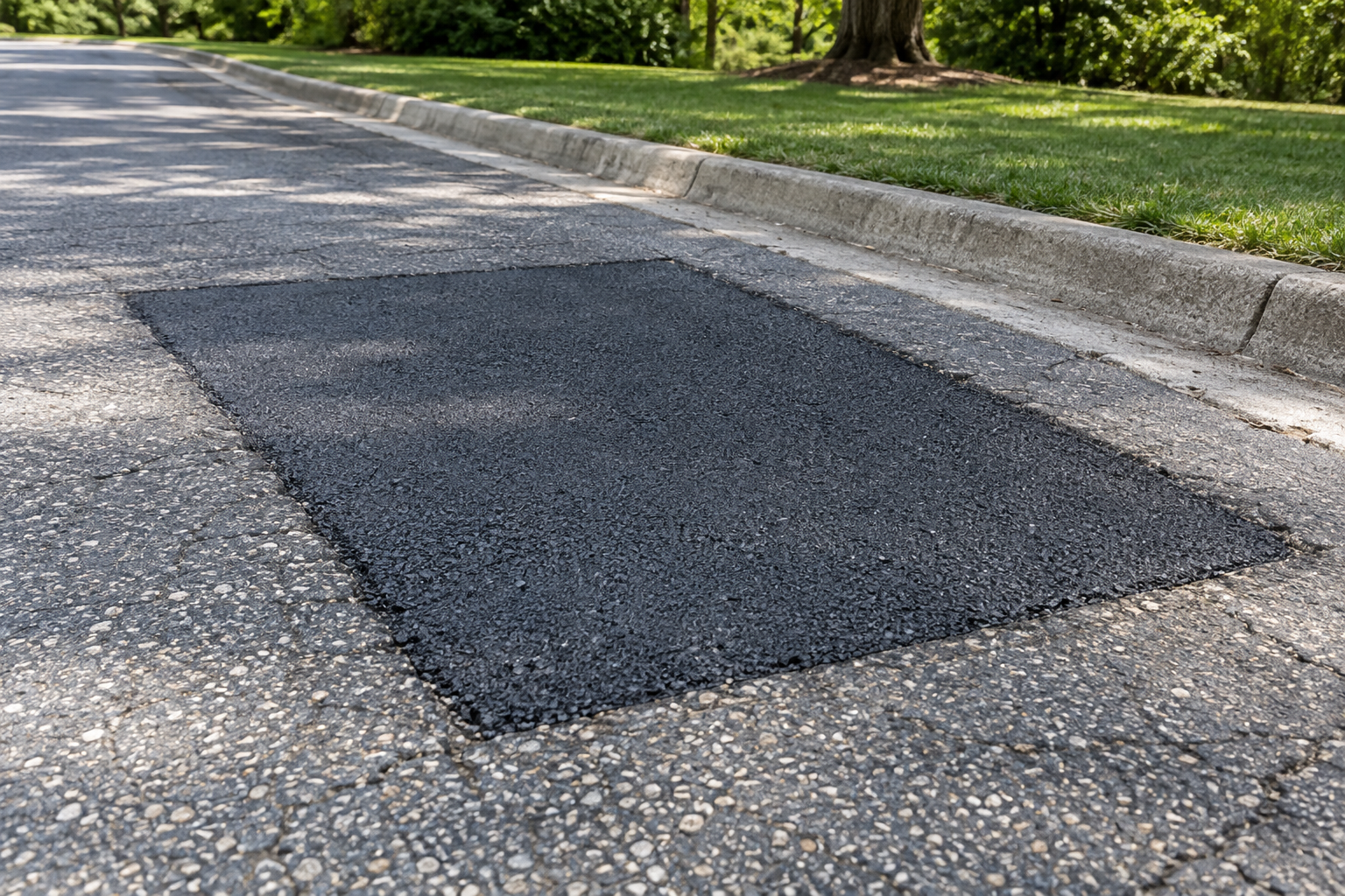 Asphalt paving project
