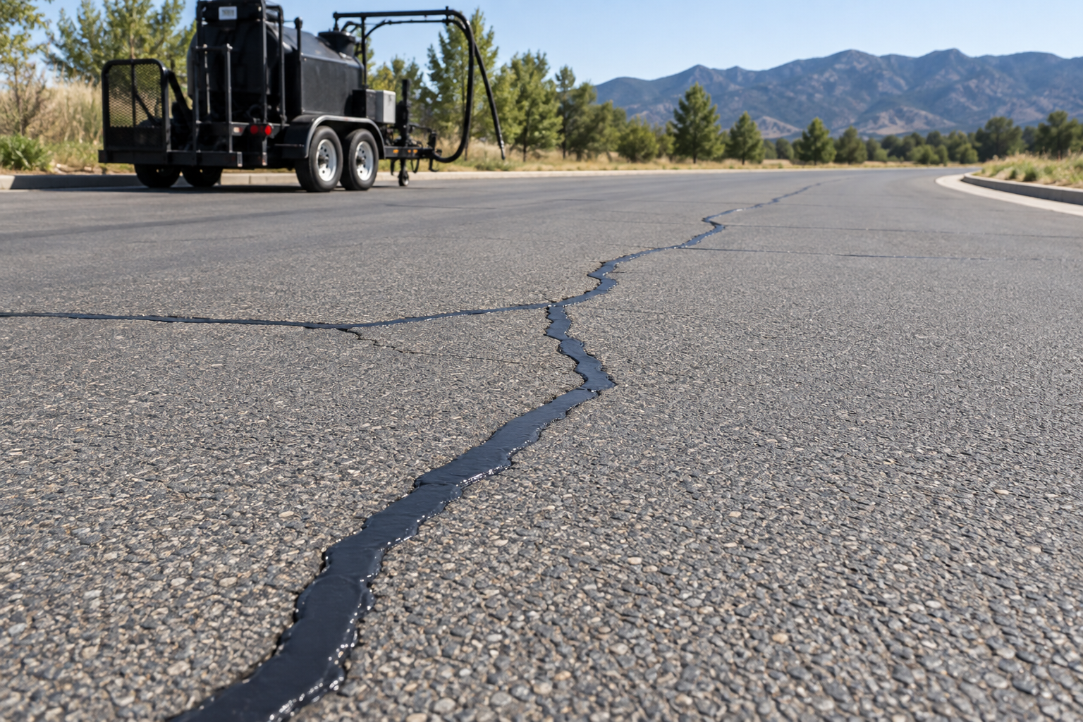Asphalt paving project