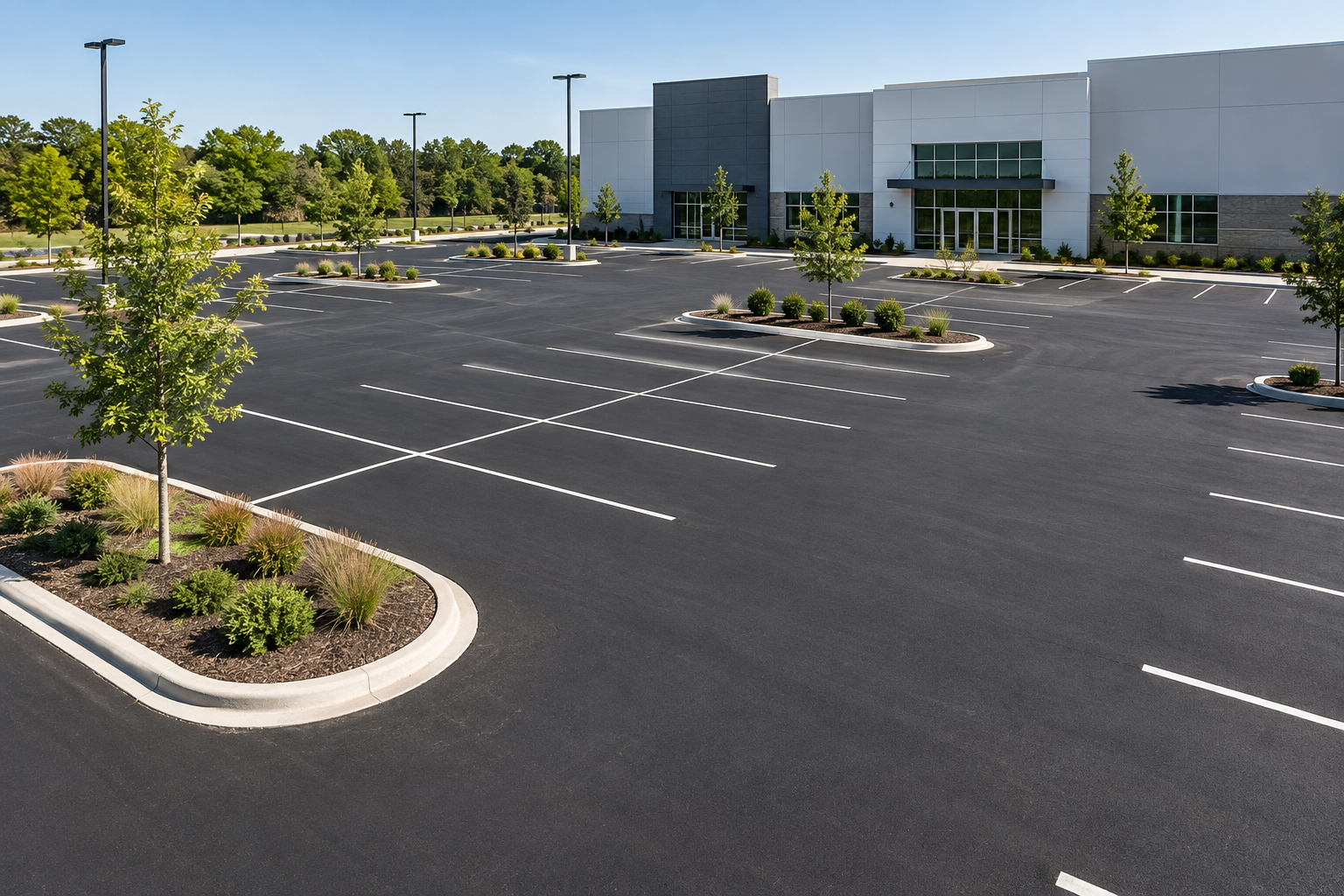 Asphalt paving project
