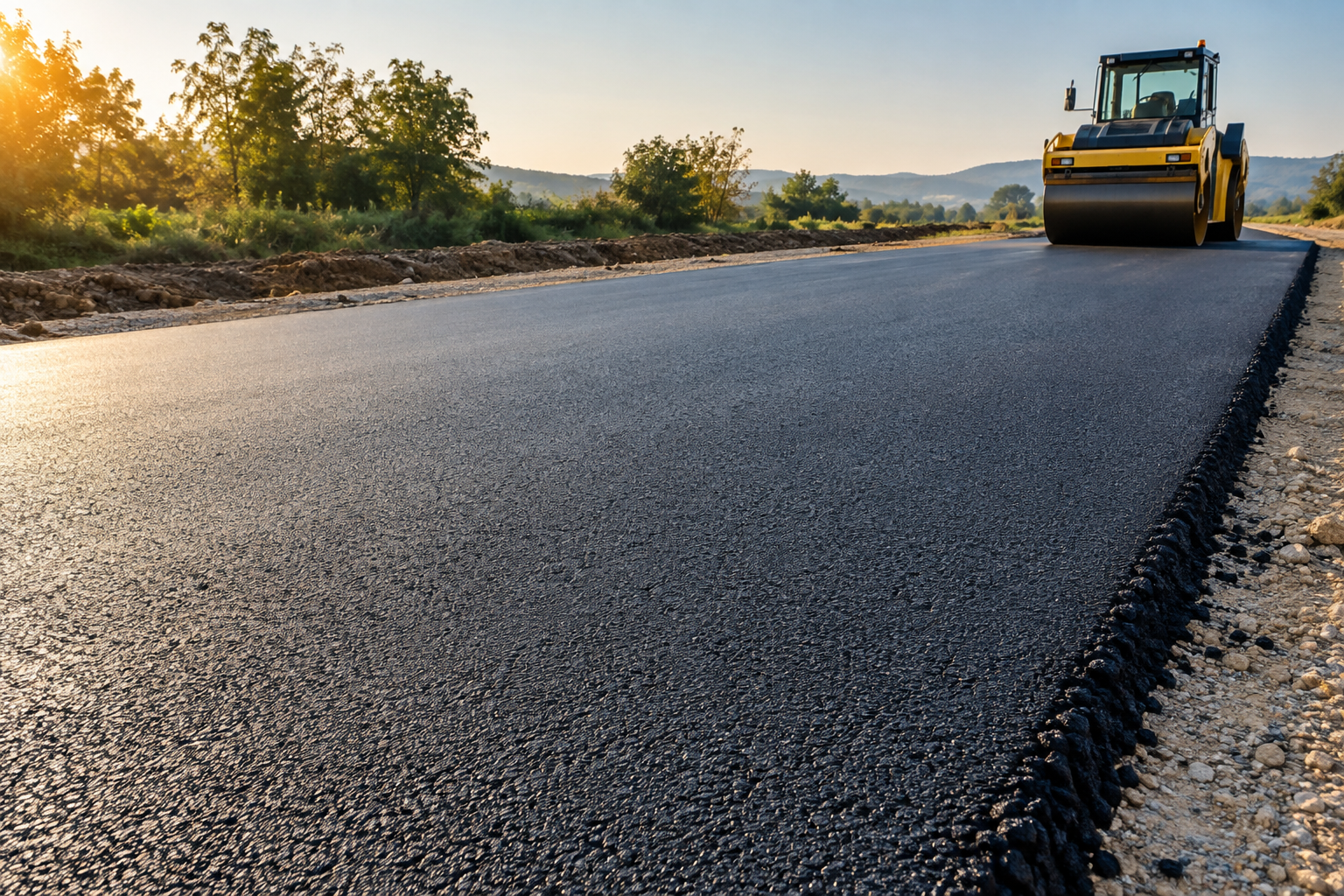 Asphalt paving project