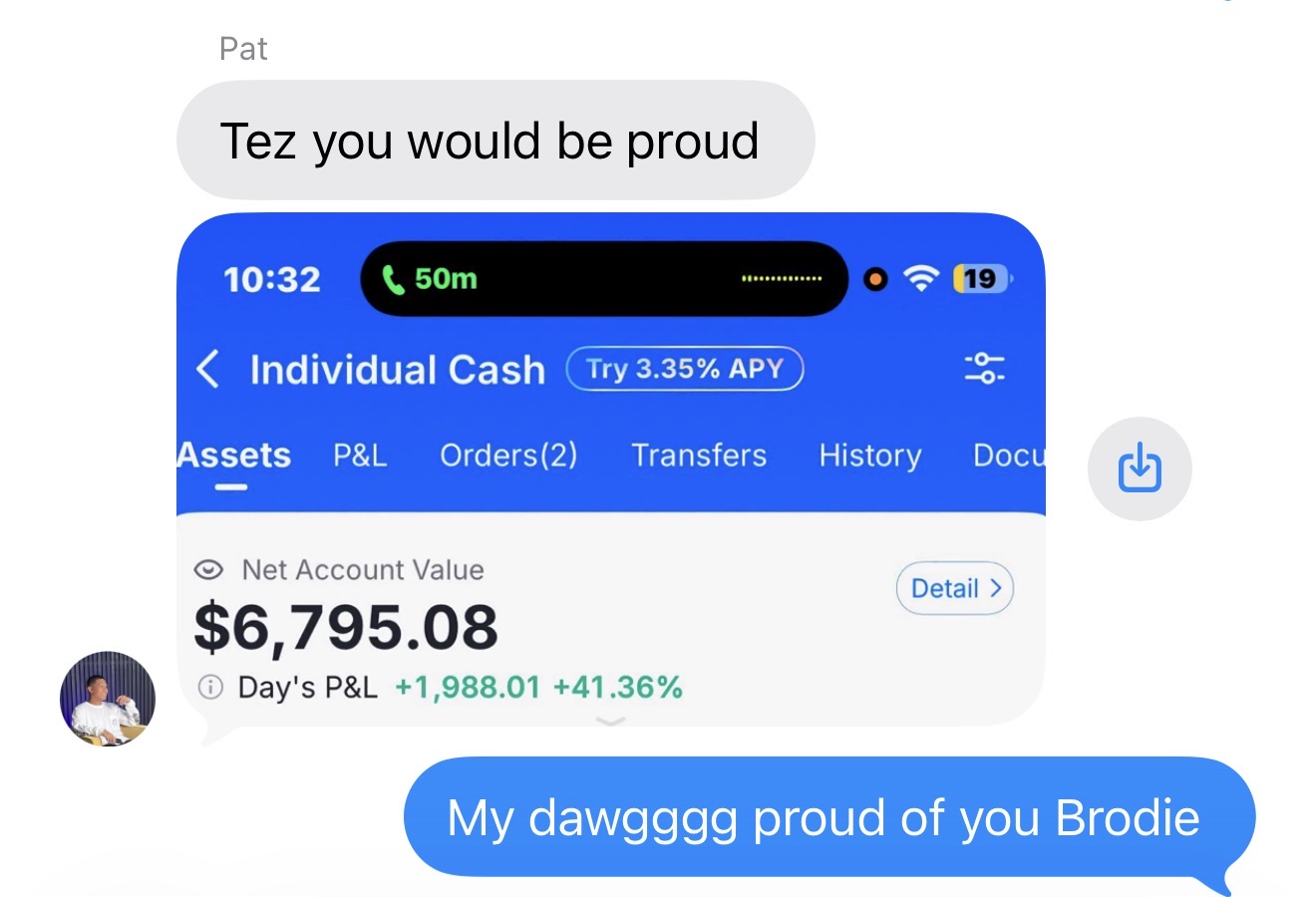 Pat text to Tez