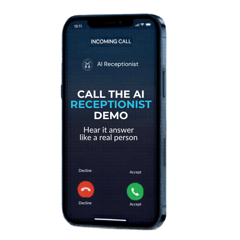 AI Receptionist Call Screen