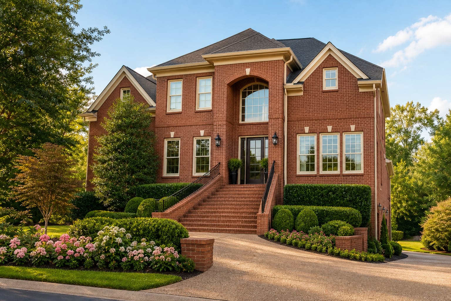 The Carlow brick exterior rendering