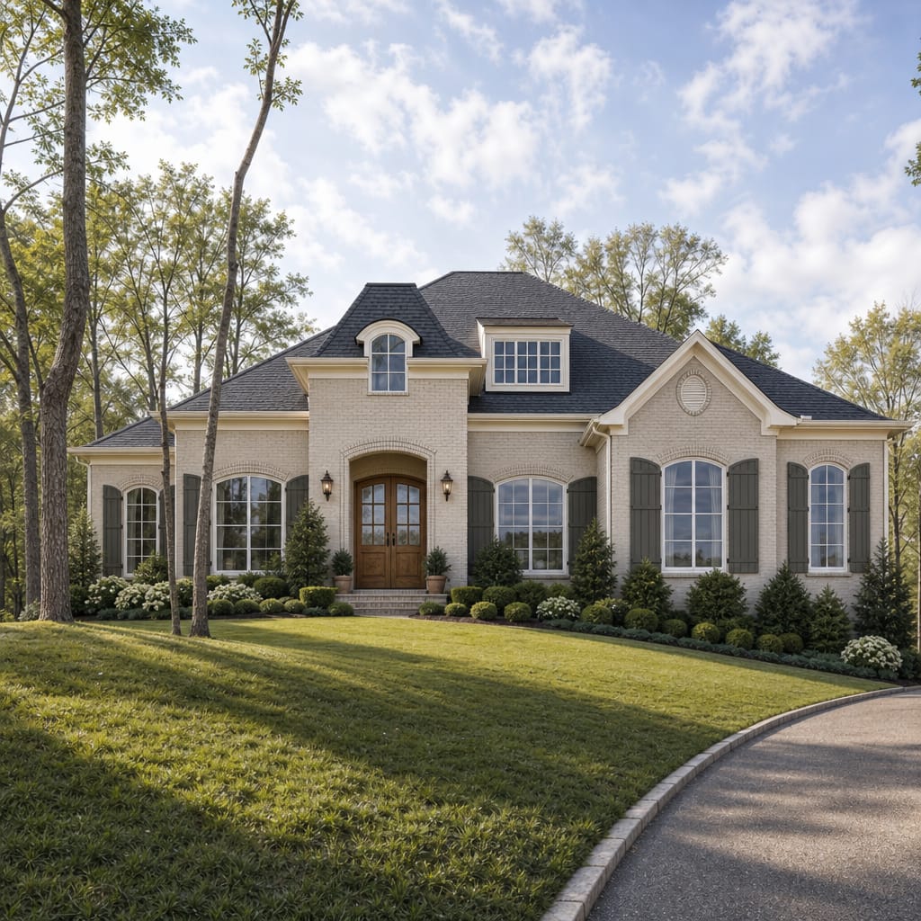 The Vervaine house plan exterior