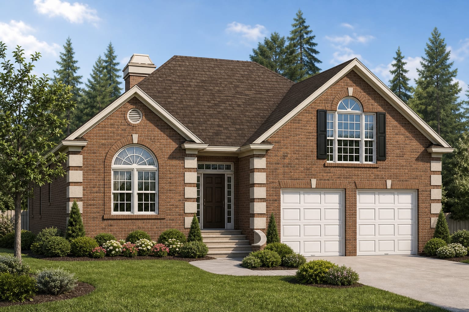 The Briarwick alternate exterior rendering 3