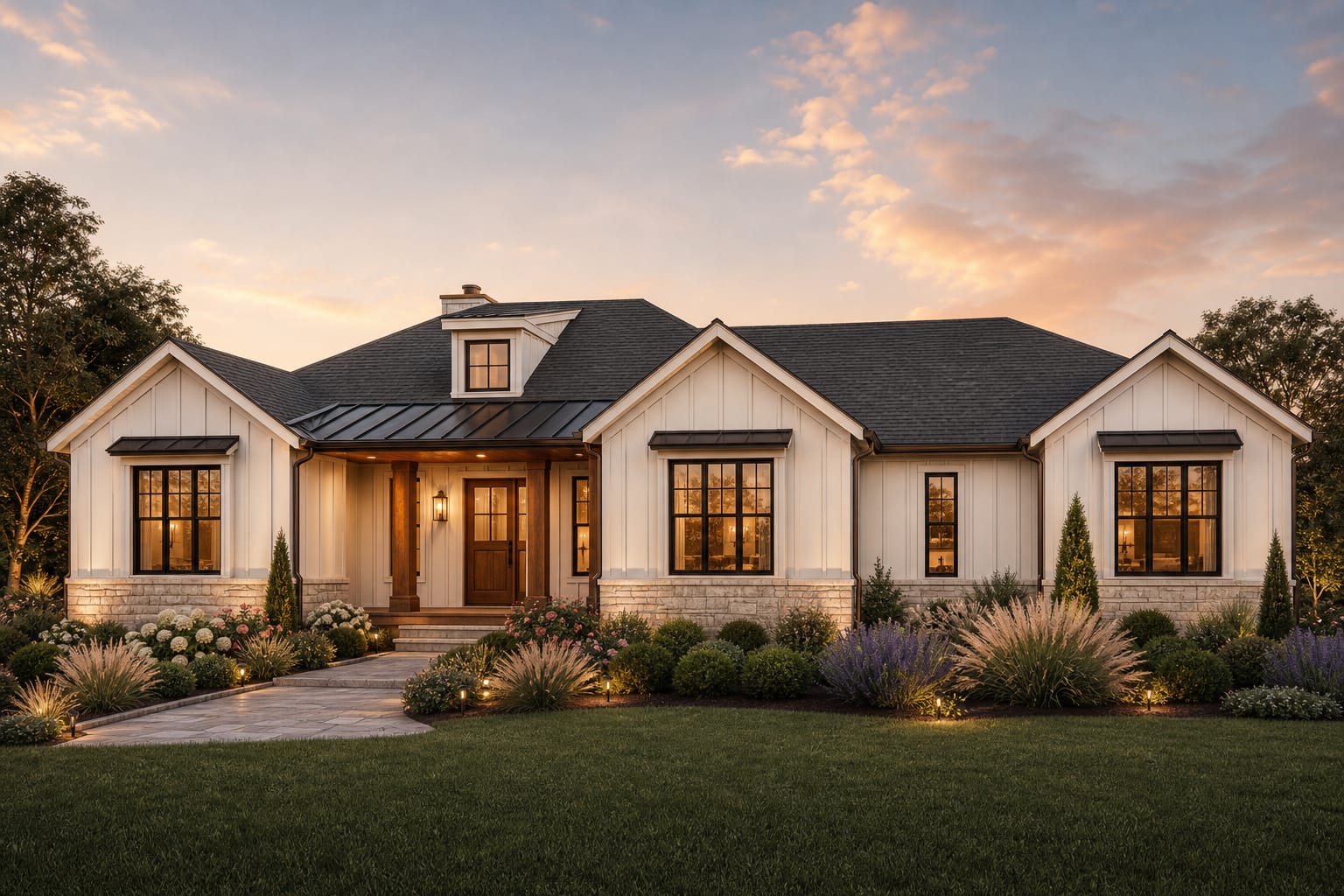 The Sutterfield house plan exterior