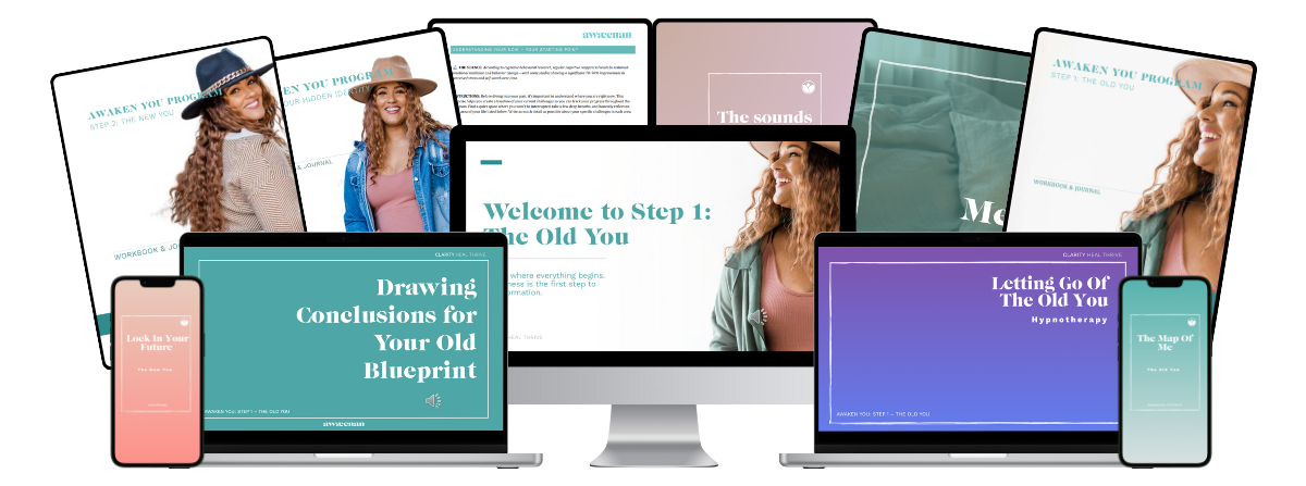 This isn’t just a sampler. It’s your first real step into the proven Awaken You system designed after 15 years and 15,000+ hours helping women move from burnout and sabotage to clarity, calm, and confidence.