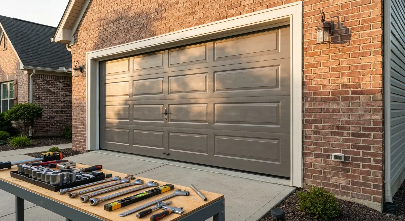 Garage door installation in Shelby Township