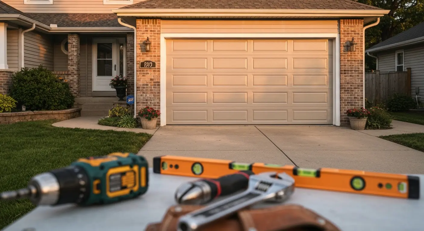 Garage door installation