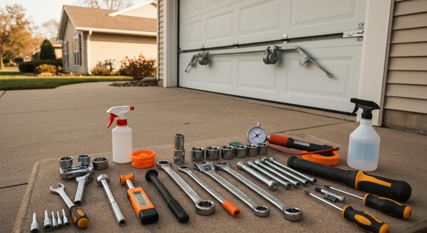 Regular garage door maintenance