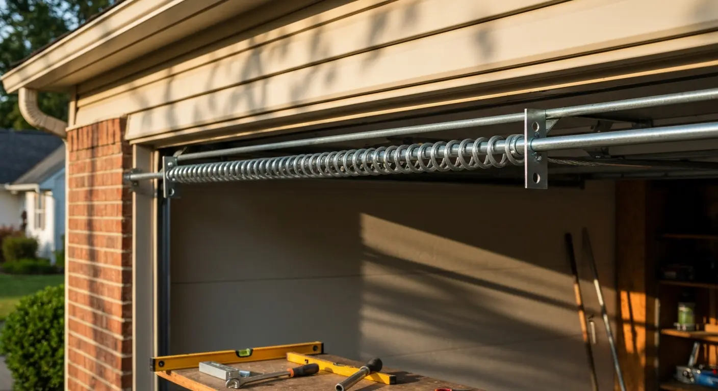 Garage door spring repair