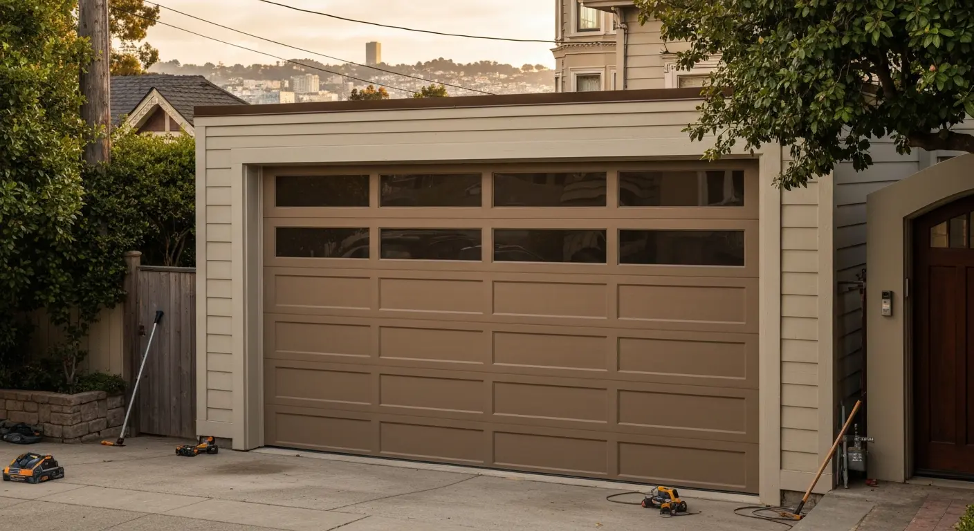 Custom garage door