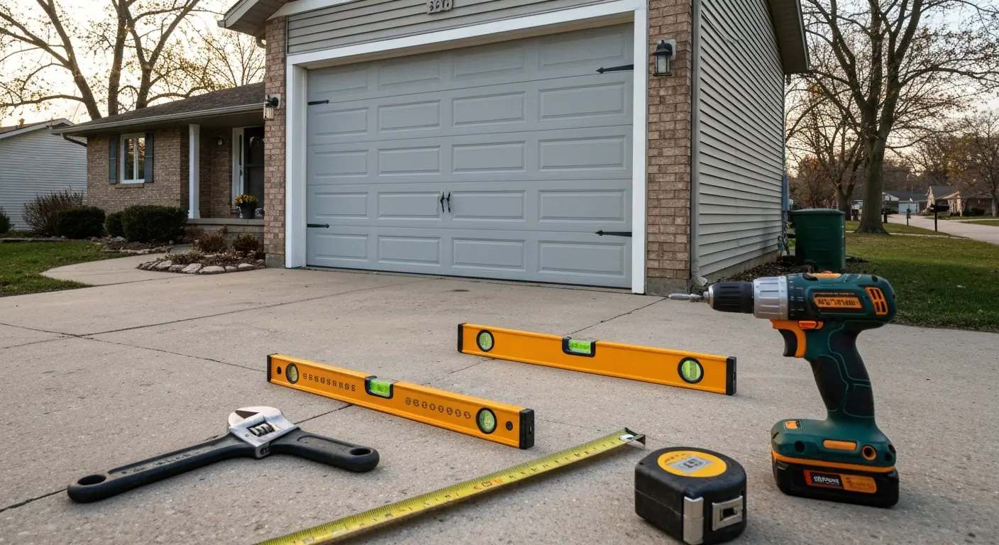 Garage door installation