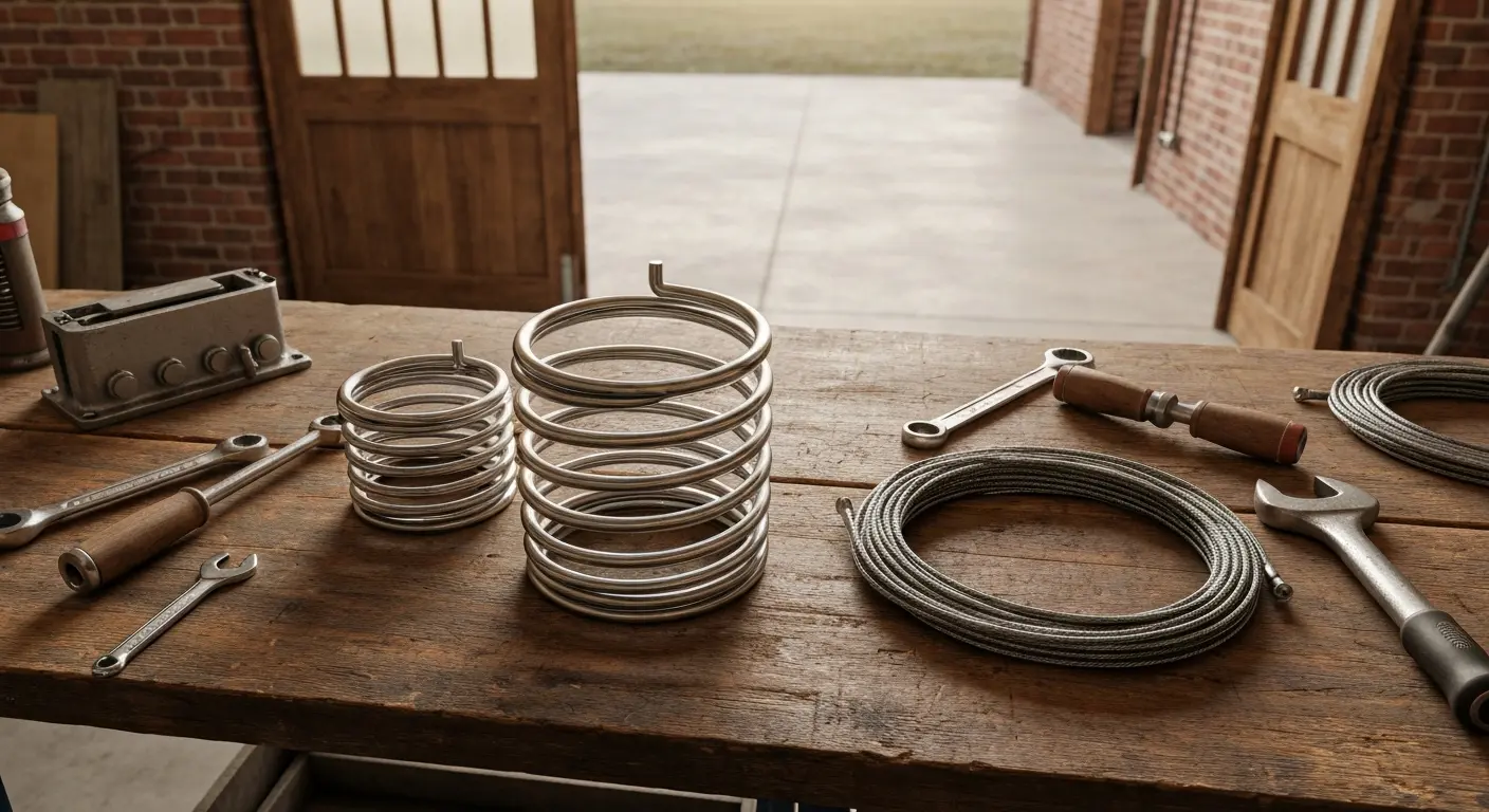 Spring and cable replacement service