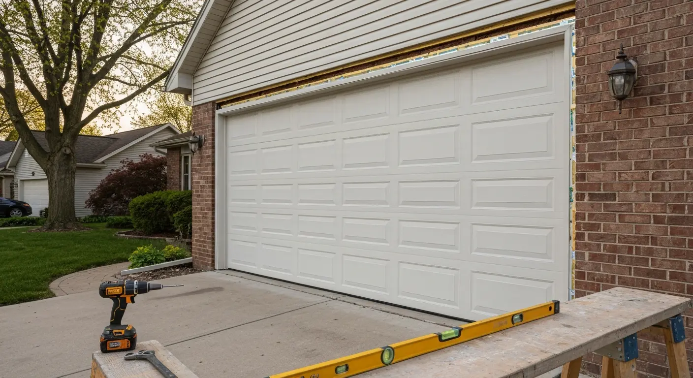 Professional garage door installation