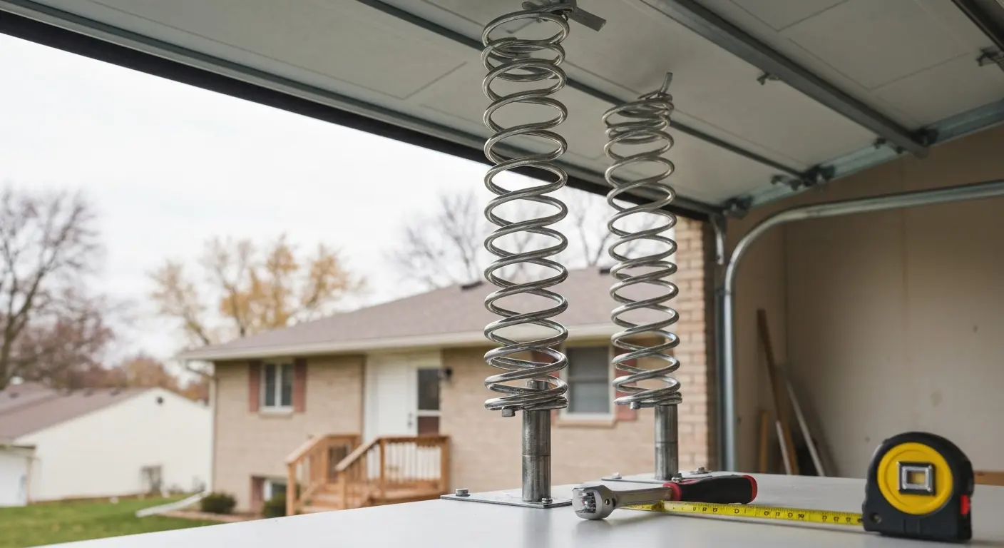 Garage door spring repair